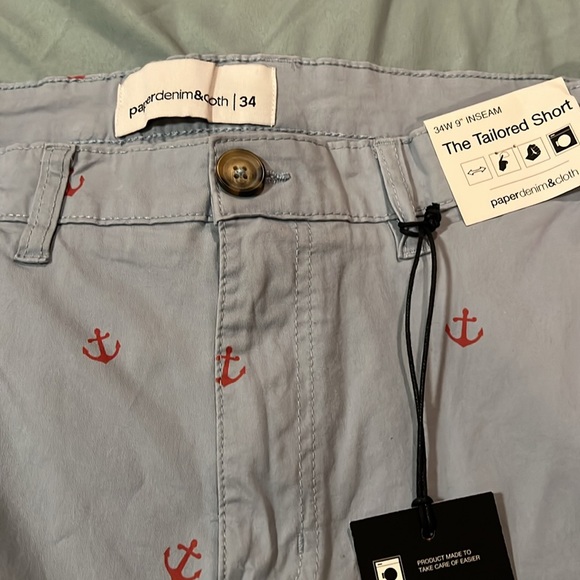 Paperdemin & Cloth tailored shorts, size 34, new with tags - Picture 4 of 9